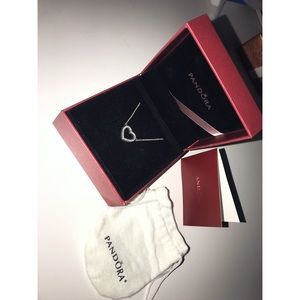 Pandora Heart Shaped Necklace